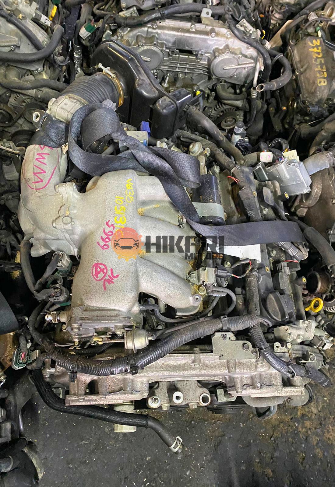 Motor Nissan Murano VQ35 3.5 bencinero usado. Venta de motores Nissan